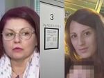 Д-р Киселкова (вляво) от РЗИ-Бургас няма да каже нищо повече пред майката  на бебето, докато не се видят резултатите от аутопсията