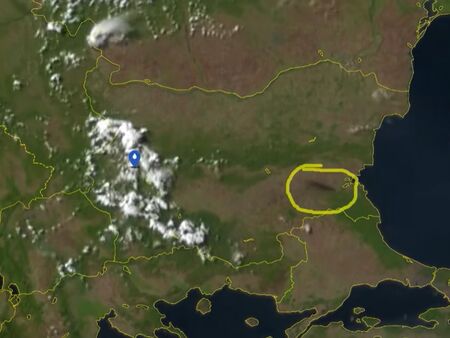 Пожарът в Средец се виждаше от Космоса