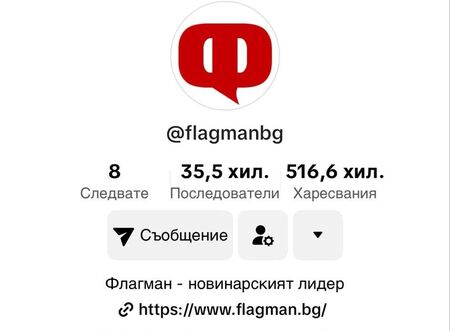 TikTok каналът на Флагман.бг влезе с рекорд в националния ТОП 3
