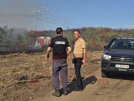 Пожарът край бургаския град Българово е потушен