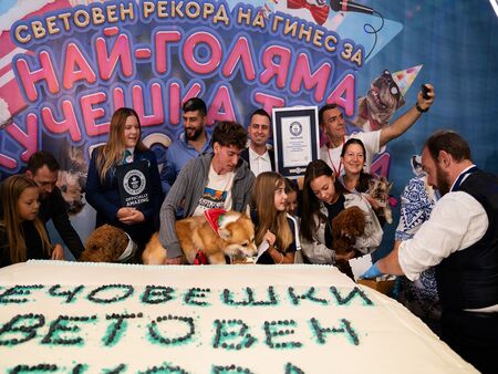 България влезе в Гинес с... торта