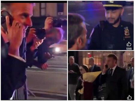 Полицаи спряха Макрон на улица в Ню Йорк, той звънна на Тръмп за помощ (СНИМКИ/ВИДЕО)