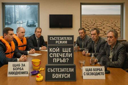 Държавата прави Щаб по наводненията, ще се състезава с Щаба по безводието