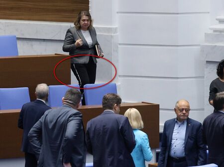 Наталия Киселова превъртя нета! Анцуг на трибуната ли е новият дрескод в НС
