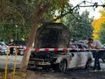 Запалиха БМВ-то на съпругата на полицейски шеф