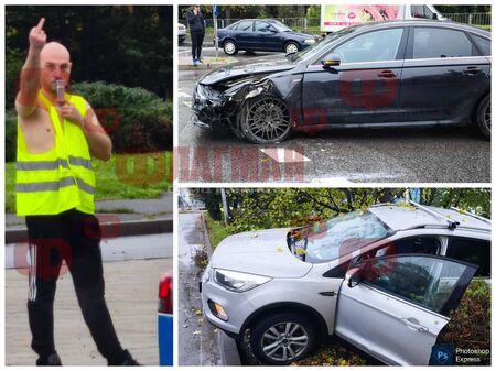 Шофьорът със средния пръст от катастрофата до УМБАЛ Бургас се оказа дрогиран