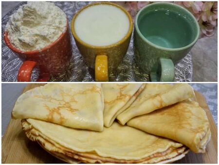 Палачинки 3-те чаши: Най-накрая намерих съвършената рецепта