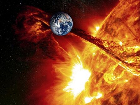 Mощната магнитна буря връхлетя Земята 