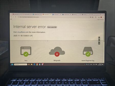 Глобален срив заради Cloudflare остави света без новини