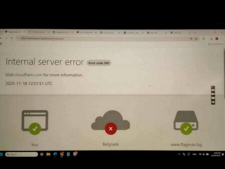 Глобален срив заради Cloudflare остави света без новини
