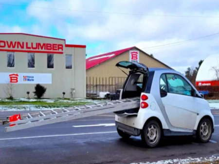 Може ли 6-метрова стълба да се помести в 2-метрова кола?