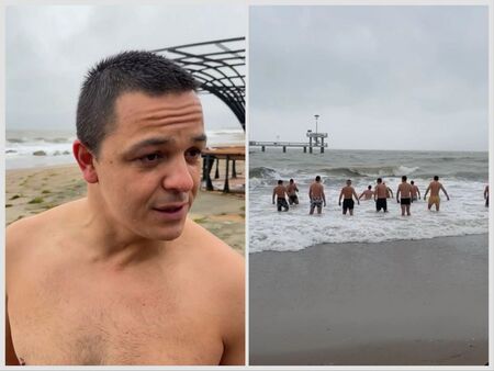 Вълнение на морето умерено   височина на вълните е около 2 метра