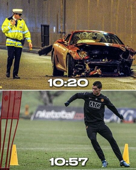 Кристиано Роналдо и разбитото Ferrari - инцидентът, който може да промени всичко