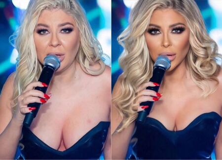 Мис Андреа „надебеляла“ за една нощ