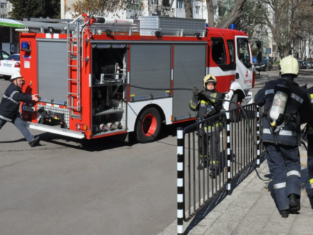 Пожарникари и полицаи измъкнаха домашни животни от огнен капан в Бургас