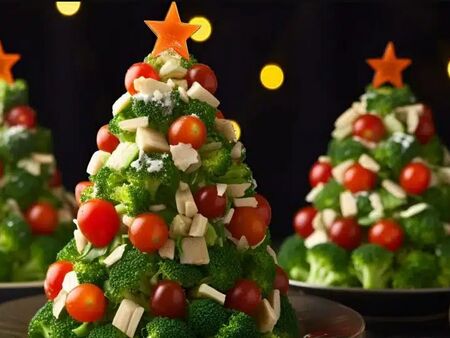 Впечатлете свекървата с „коледни елхи“ с пилешко месо и кашкавал