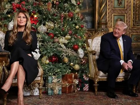 Президентското семейство разговаря по телефона с  деца от 4 до 10