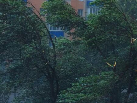 Ураганен вятър със 100 км/ч удари роден град - жълт код в страната