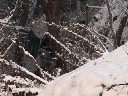 Патрулка падна в дере, има ранен полицай