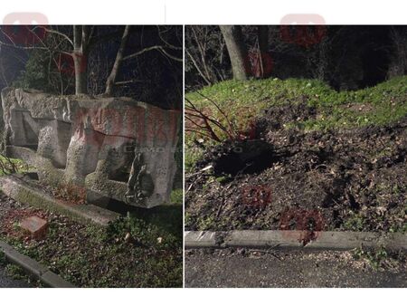 Или се е срутил или е демонтиран след сигнала на