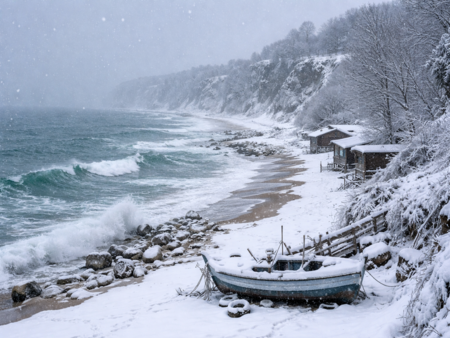 Студ и сняг по Северното Черноморие