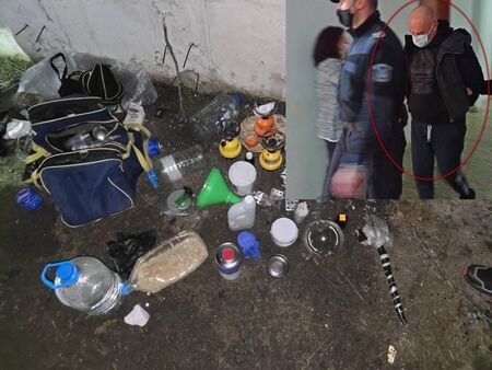 Вижте какво откриха ченгетата при претърсване на помещението 43 годишният