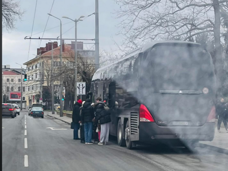 Явно шофьорът е решил че нищо няма да се случи