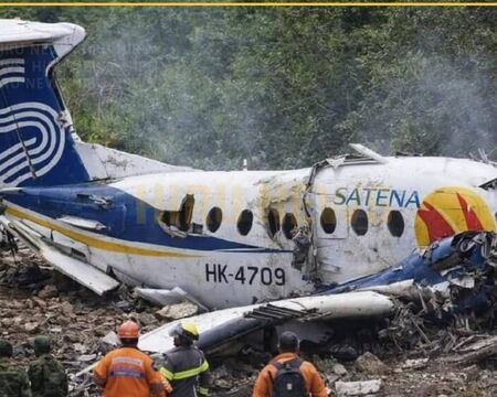 Самолетна катастрофа в Колумбия отне живота на 15 души при полет от Кукута до Окана