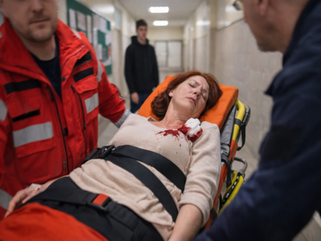 Ужас в час: 14-годишен наръга госпожата, тя бере душа в болница