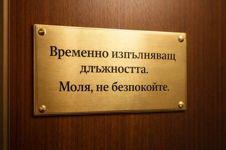 Имаме правителство в оставка което управлява временно докато чака да