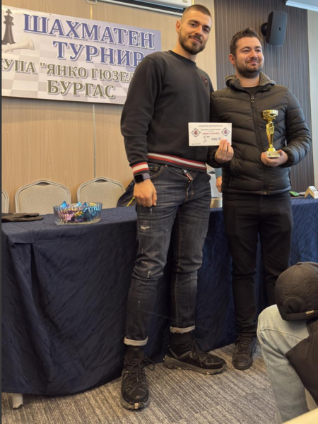 Лъчезар Йорданов е шампион в седемнадесетото издание на турнира по ускорен шах за купа „Янко Гюзелев“