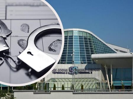 Арестуваха британец, буйствал, ритал и обиждал полицаи на летището в София