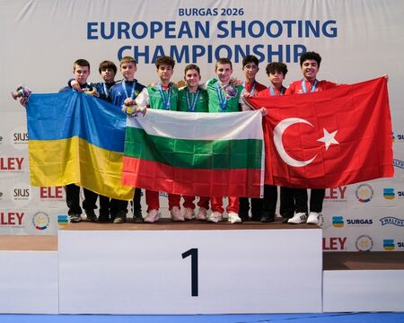 България защити европейската титла по спортна стрелба до 16 години в Бургас