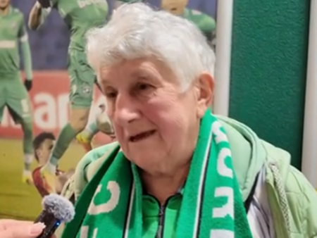 Фенката на Лудогорец леля Петранка се афектира много