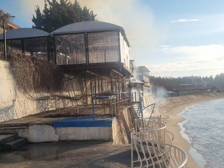 Подробности за пожара в култово заведение в Несебър