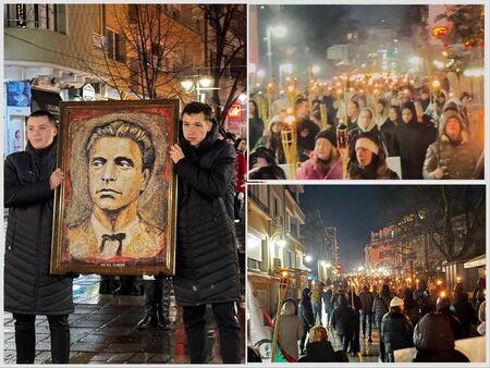 Учители ученици и граждани преминаха по основните пешеходни алеи на