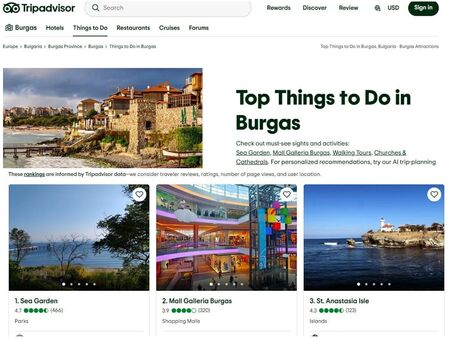 Срам! Според TripAdvisor второто най-интересно нещо в Бургас е да отидеш в мола