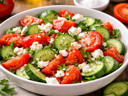 Най-лесната българска салата за 5 минути - свежа рецепта за всяка трапеза