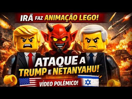 Иран излъчи пропагандно видео с фигури, наподобяващи LEGO, на Тръмп и Нетаняху