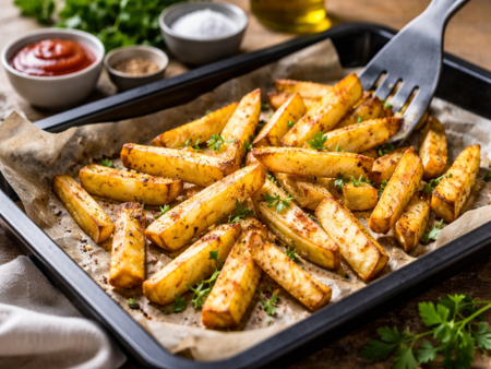 Най-вкусните пържени картофи на фурна - лесна домашна рецепта