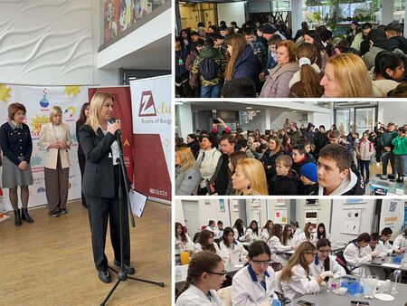 Бургас събра десетки ученици на шестото издание на Панаира на науката и технологиите