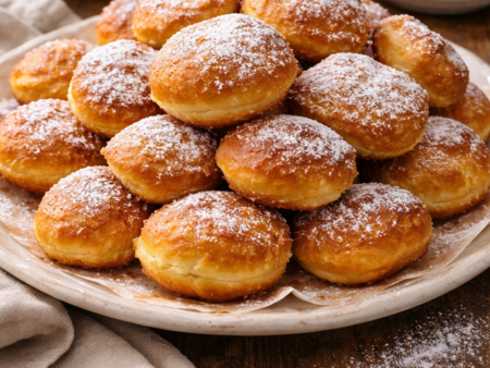 Домашни бухти с кисело мляко - бърза рецепта