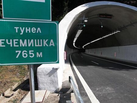 Нощното движение ще е променено в три тунела на АМ Хемус между 17 и 20 март