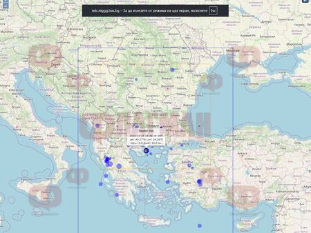 Гърция се разлюля, земетресението е усетено и в Бургас, и в София