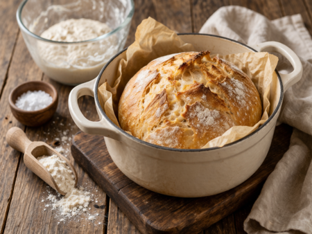 Топ рецепта за домашен хляб без месене - стъпка по стъпка