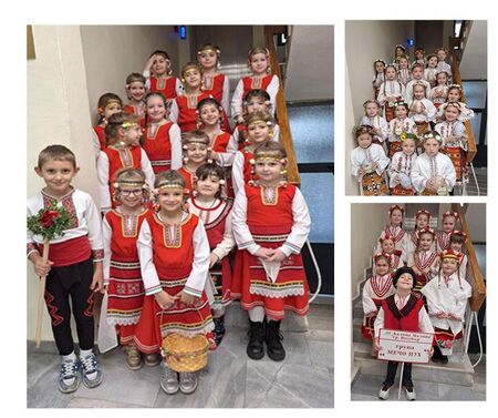 Малки лазарки от три детски градини внесоха празничен дух в Община Несебър 