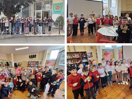 ОДК Несебър събра близо 100 деца в великденска творилница за празника Великден