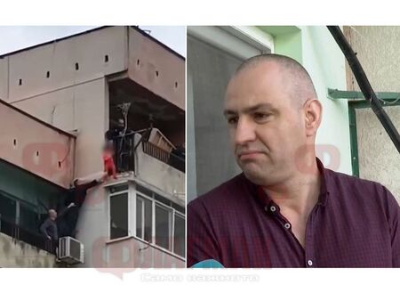 Динко Ганев: Чудо е, че спасихме увисналото на балкона дете, беше пуснало парапета