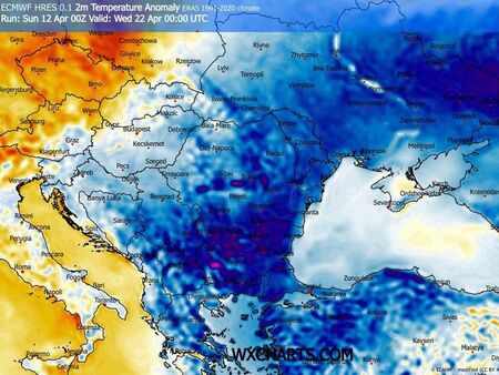 Метео Балканс с прогноза за април: Студеният фронт идва от Сибир