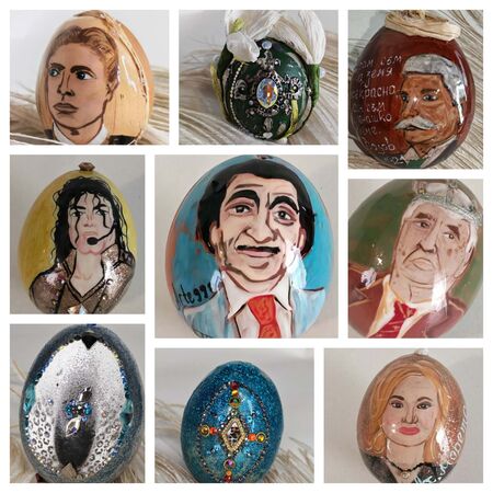 Над 100 дизайнерски яйца ще представи Деница Благоева в Бургас.